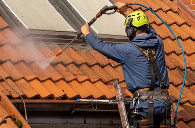 Démoussage et hydrofuge de toiture à Thoury